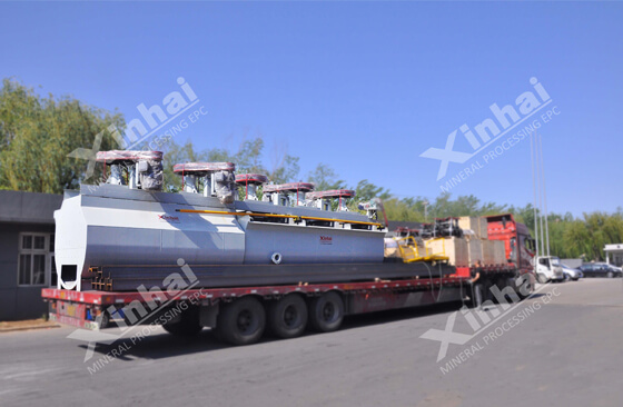 Flotation cell is deliveried to Cu-Pb-Zn-Fe plant.jpg Flotation cell is deliveried to Cu-Pb-Zn-Fe plant.jpg